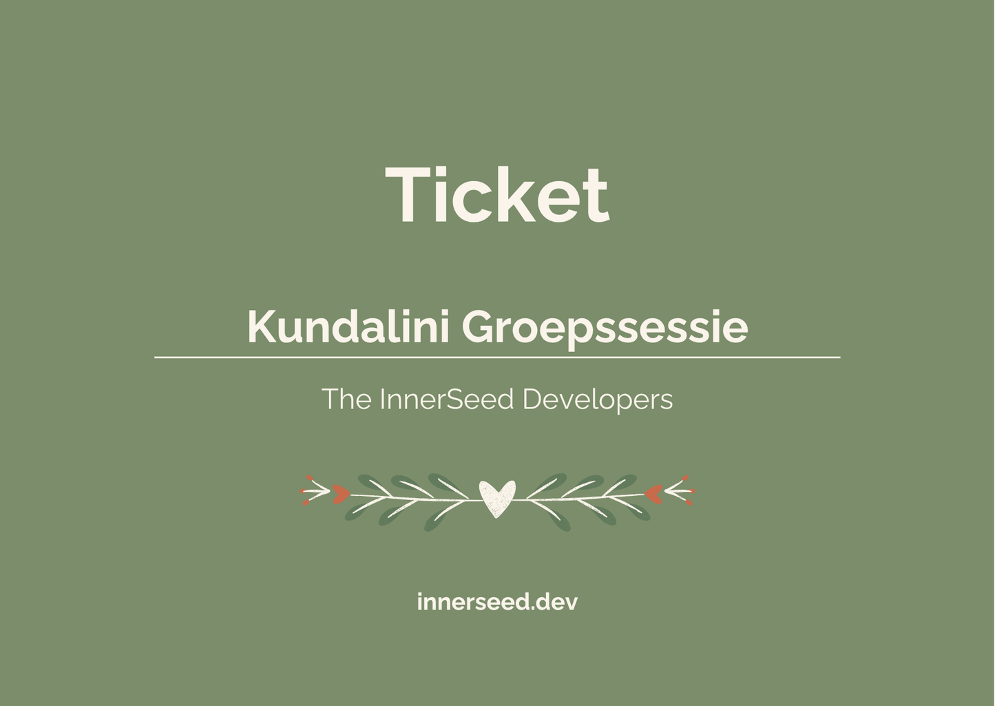 Ticket Kundalini - Groepssessie