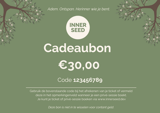 Cadeaubon voor een ademsessie