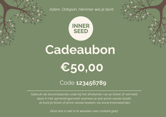Cadeaubon voor een ademsessie
